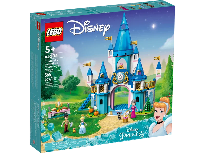 LEGO® 43206 Cinderella and Prince Charming's Castle