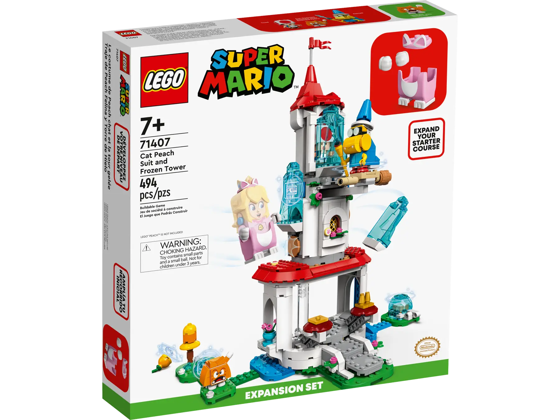 LEGO® 71407 Cat Peach Suit and Frozen Tower Expansion Set
