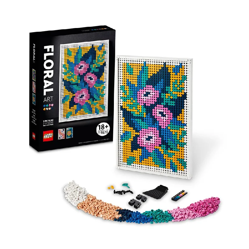 LEGO Art Floral Art 31207 Building Kit (2,870 Pieces)