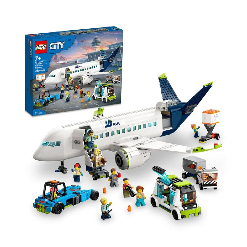 LEGO City Passenger Airplane 60367 Building Toy Set (930 Pieces)