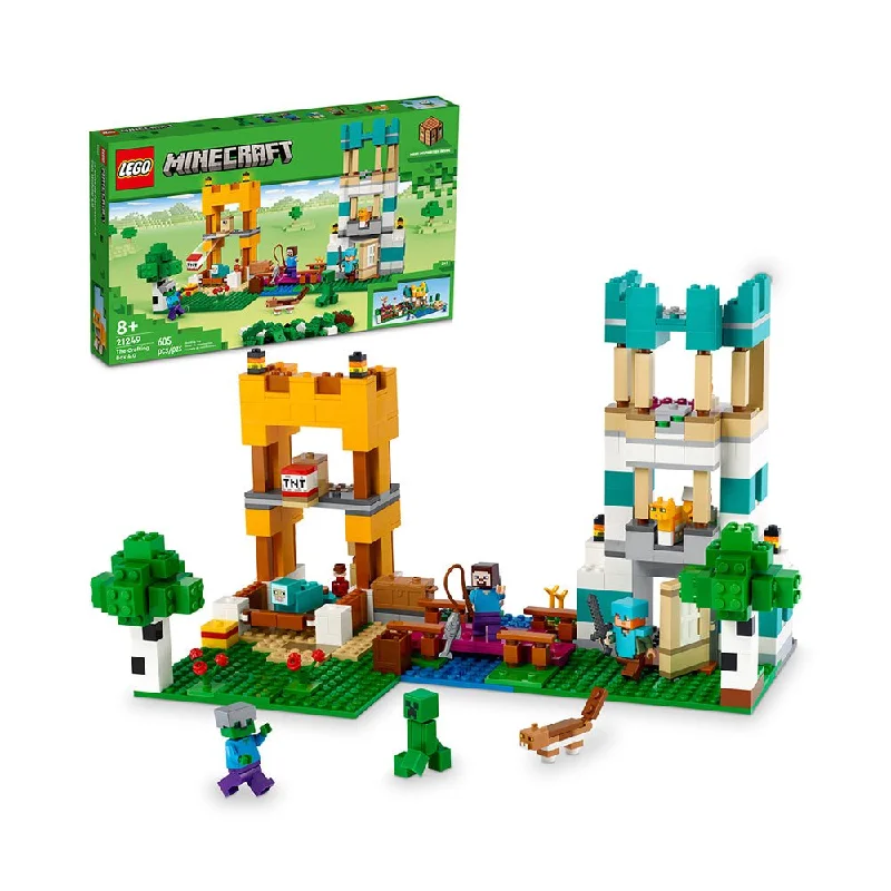 LEGO Minecraft The Crafting Box 4.0 21249 Building Toy Set (605 Pieces)