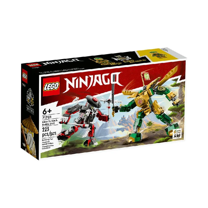 LEGO NINJAGO Lloyd’s Mech Battle EVO 71781 Building Toy Set (223 Pieces)