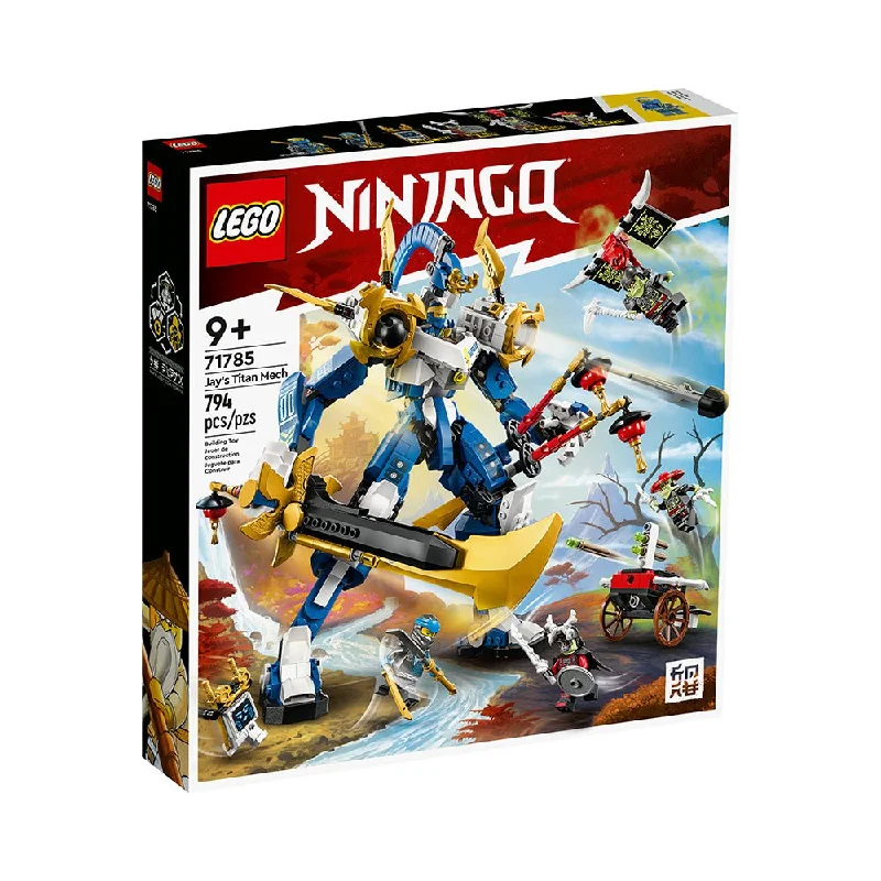 LEGO NINJAGO Jay’s Titan Mech 71785 Building Toy Set (794 Pieces)
