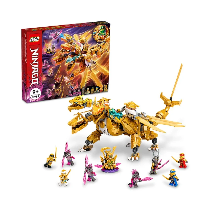 LEGO NINJAGO Lloyd’s Golden Ultra Dragon 71774 Building Kit (989 Pieces)