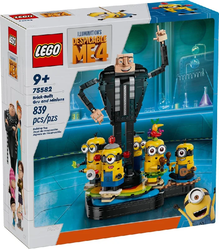 LEGO Despicable Me 4 Brick-Built Gru & Minions 75582