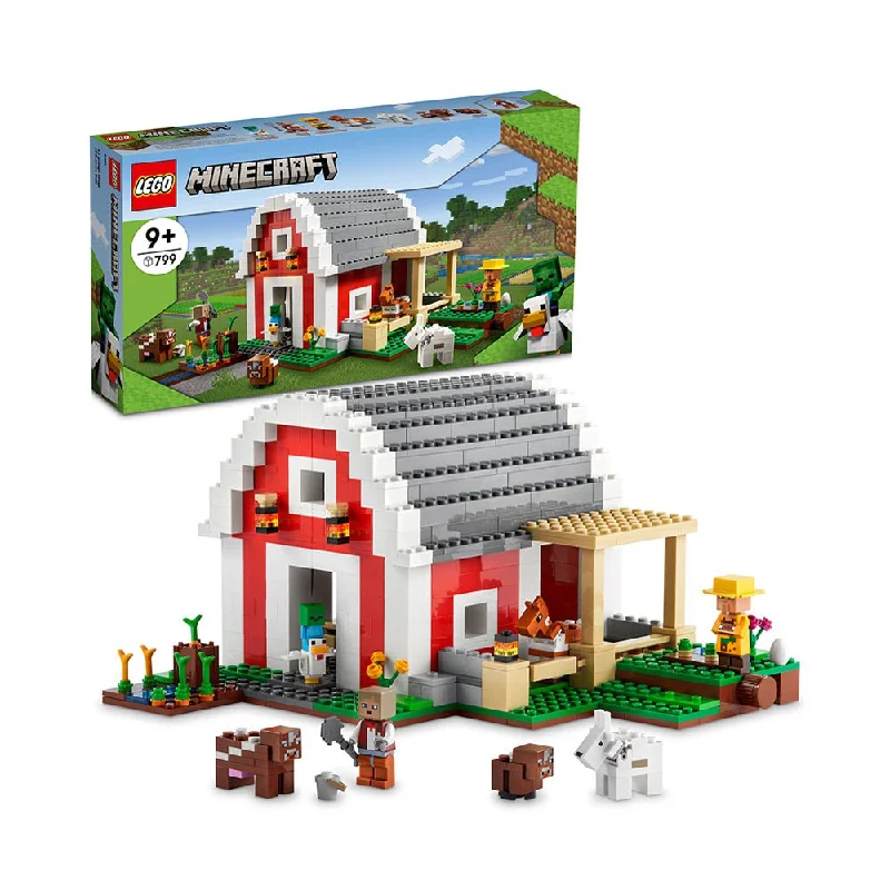 LEGO Minecraft The Red Barn 21187 Building Kit (799 Pieces)
