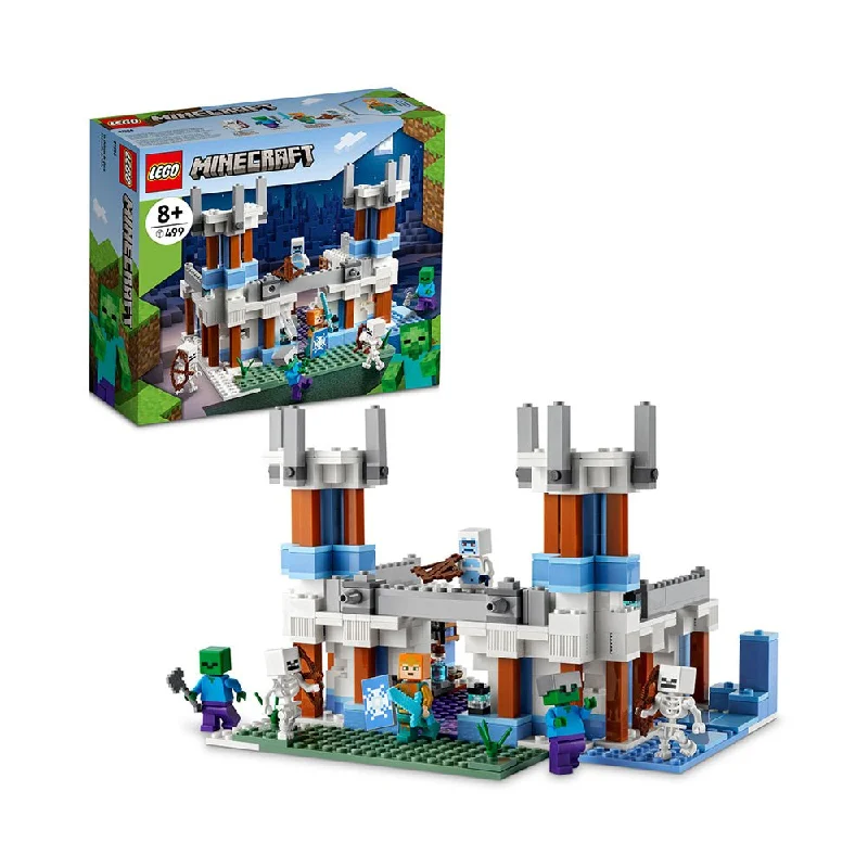 LEGO Minecraft The Ice Castle 21186 Building Kit (499 Pieces)