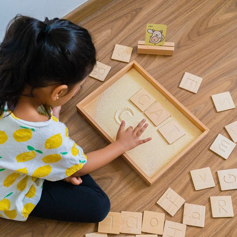 Letter Tracing Tiles - Reversible